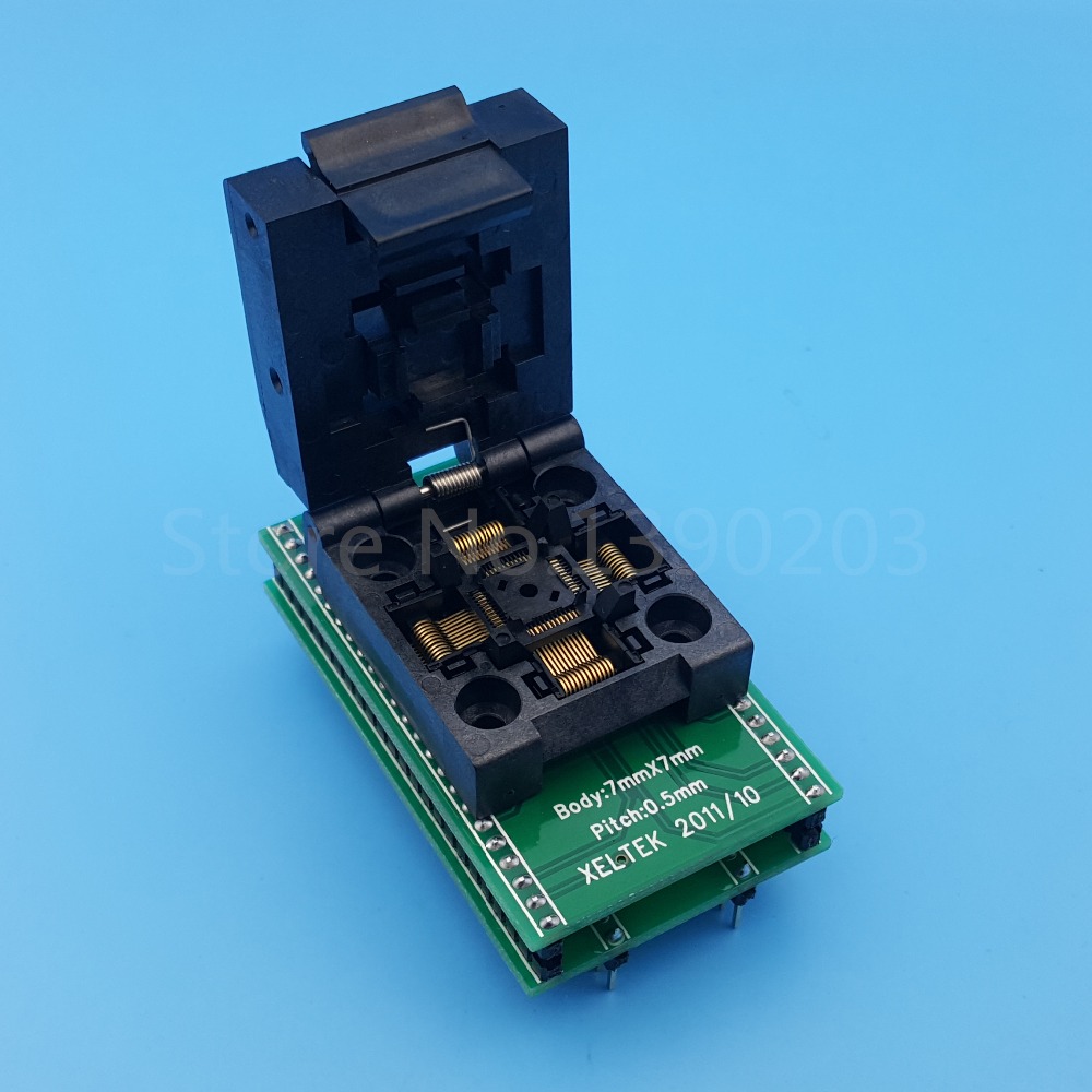 TQFP48 QFP48 DIP48 SA248 IC α׷  ׽Ʈ  0.5mm ġ/TQFP48 QFP48 To DIP48 SA248 IC Programmer Adapter Test Socket 0.5mm Pitch